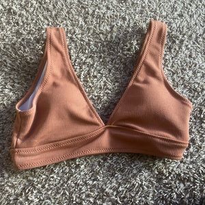 brown swimming suit top